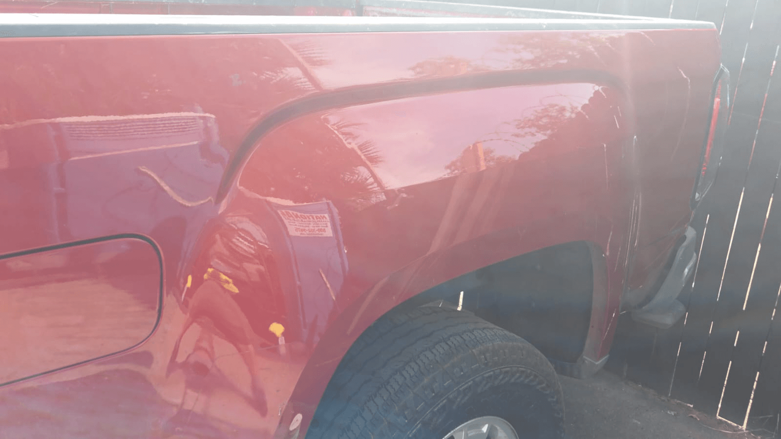 Vehicle paint after correction